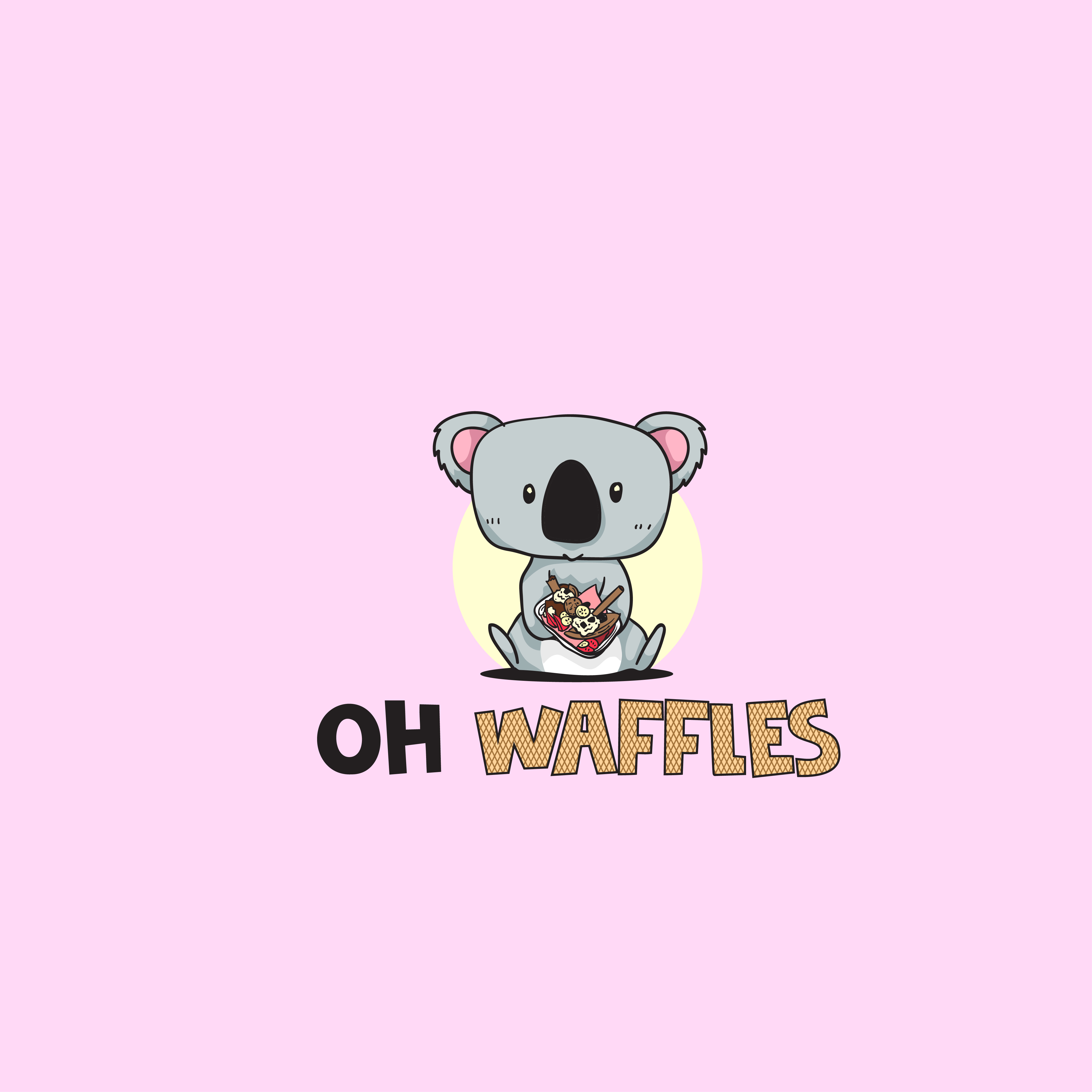 Oh Waffles Logo