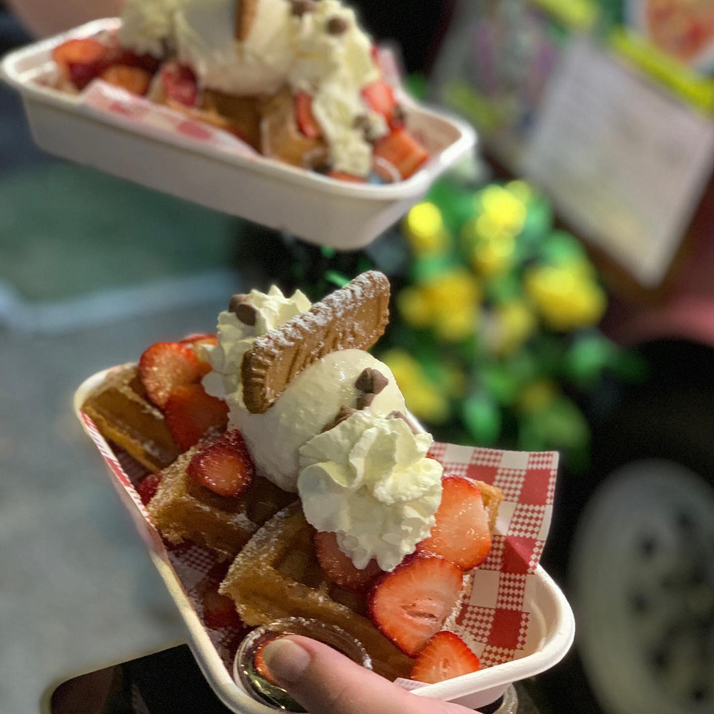 Strawberry Dream waffle